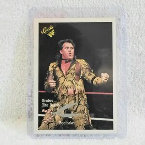 3/$25  Ex. 1990  Classic Brutus The Barber Beefcake WrestleMania WWF Card 146!!